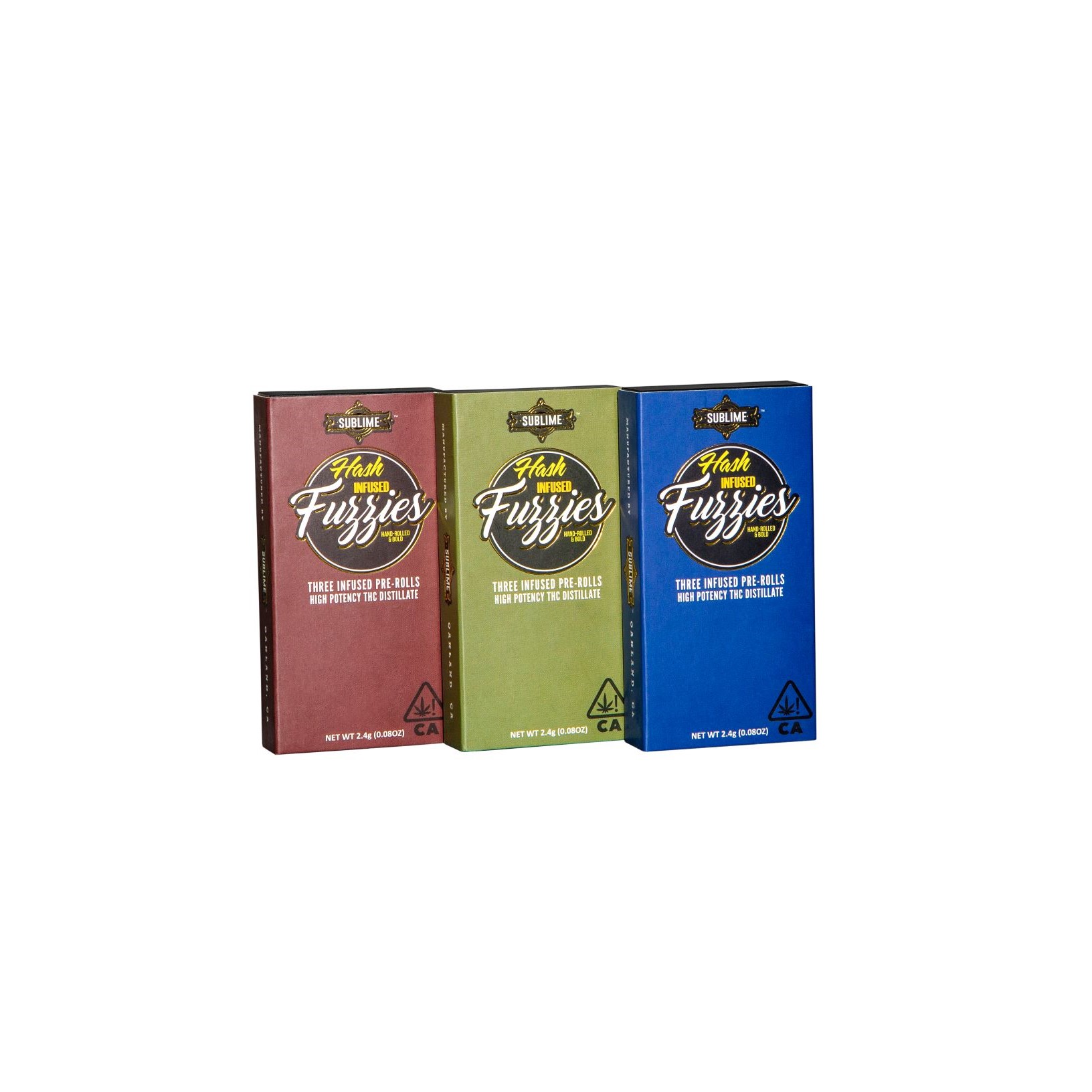 AK-47 - Hash Infused Fuzzies hybrid - 3pk [2.4g]