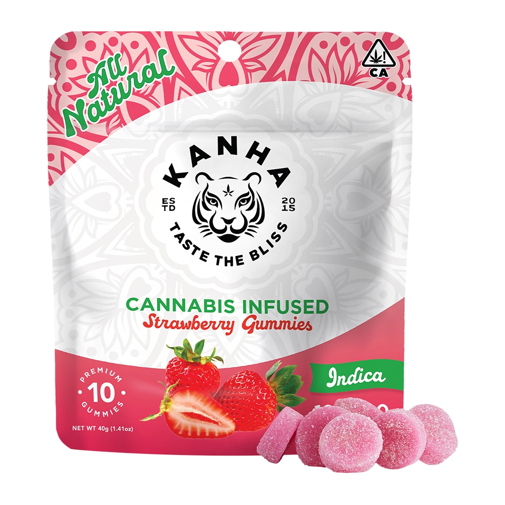 Strawberry - Indica [10pk] (100mg)