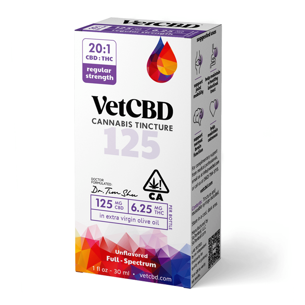 20:1 CBD Tincture [1oz] (125mg CBD/6.25mg THC)