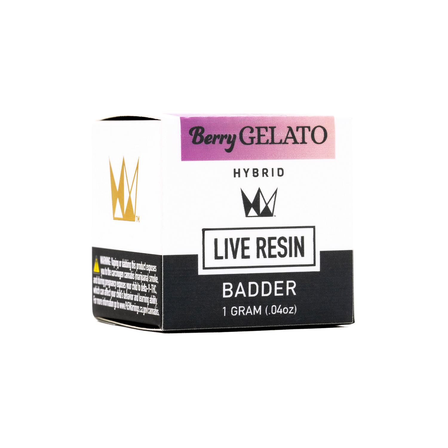 Berry Gelato Live Resin Badder