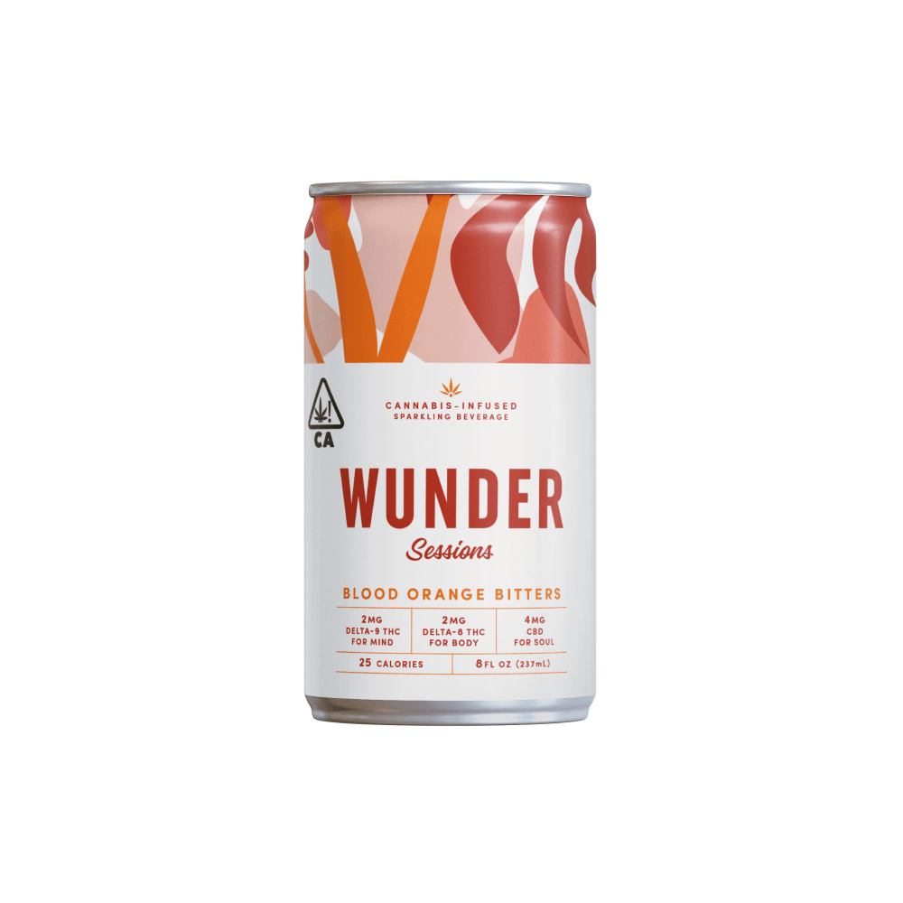 Sessions Blood Orange Bitters 4pk (2mg THC/2mg Delta-8/4mg CBD per can)
