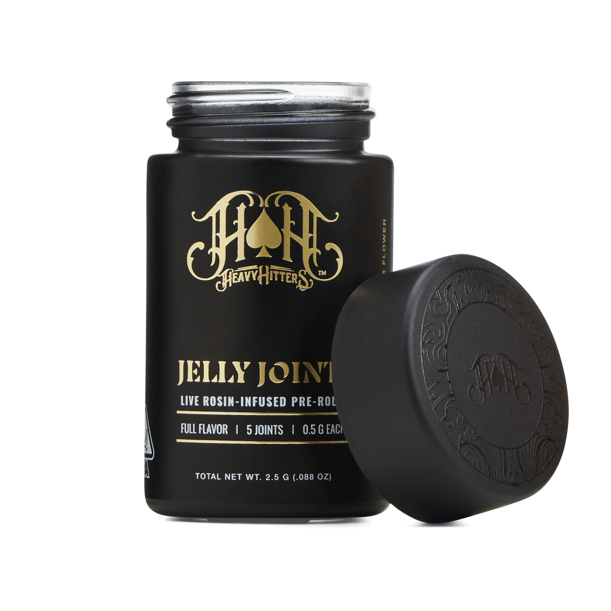 Blue Gummies x Sour Strawberry  | Hybrid - Jelly Rosin Infused 0.5g Preroll 5-Pack