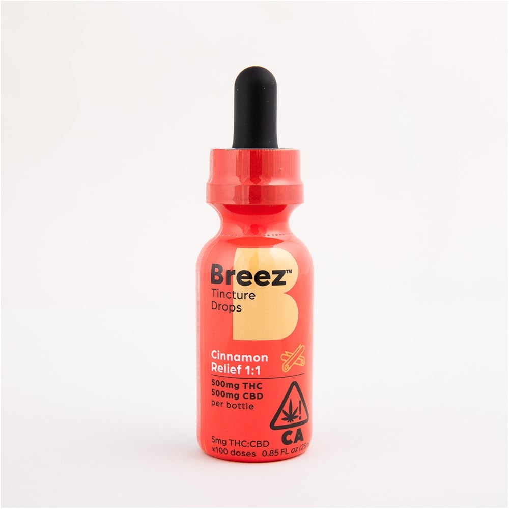 1:1 Cinnamon Relief Drops (500mg CBD/500mg THC)