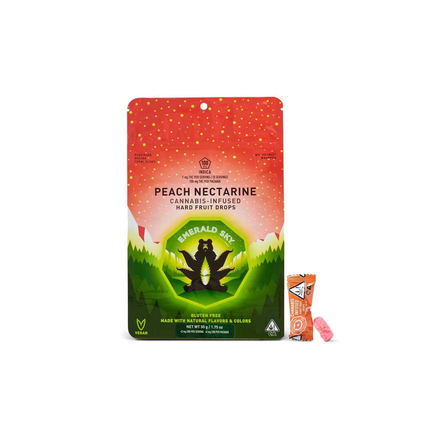 Peach Nectarine | 20pk/5mg - 100mg | Indica |