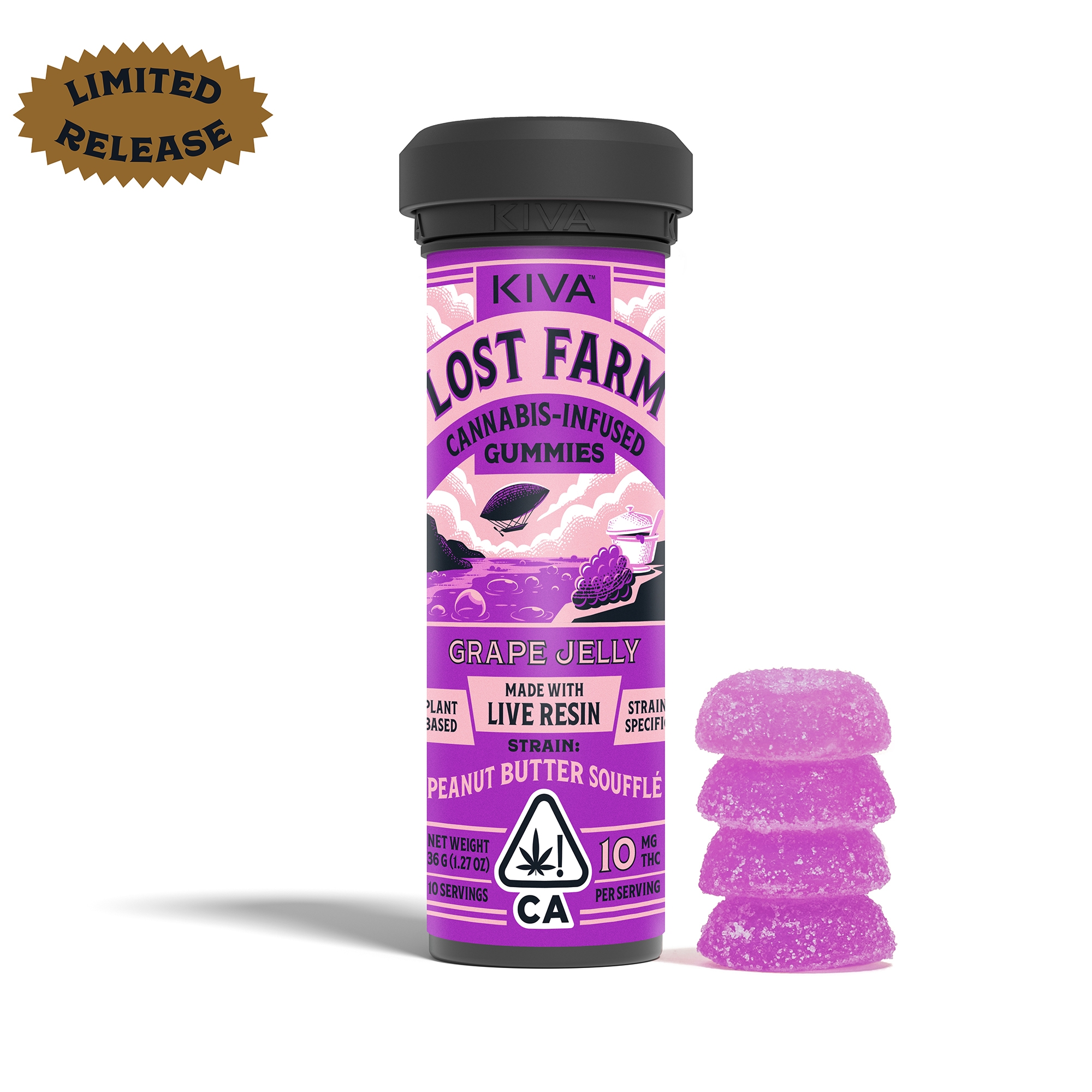 Grape Jelly x Peanut Butter Soufflé [10pk] (100mg)