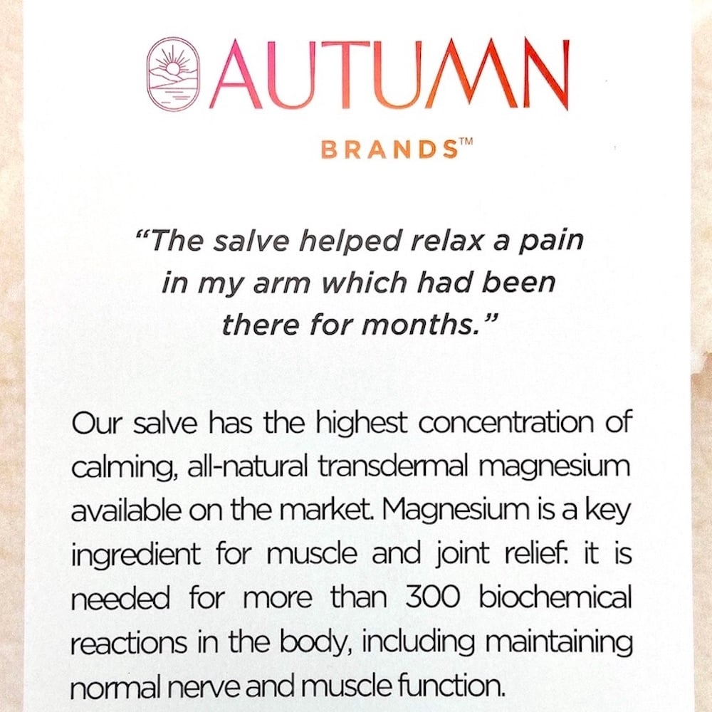 Nourishing Muscle & Joint Salve (400mg)