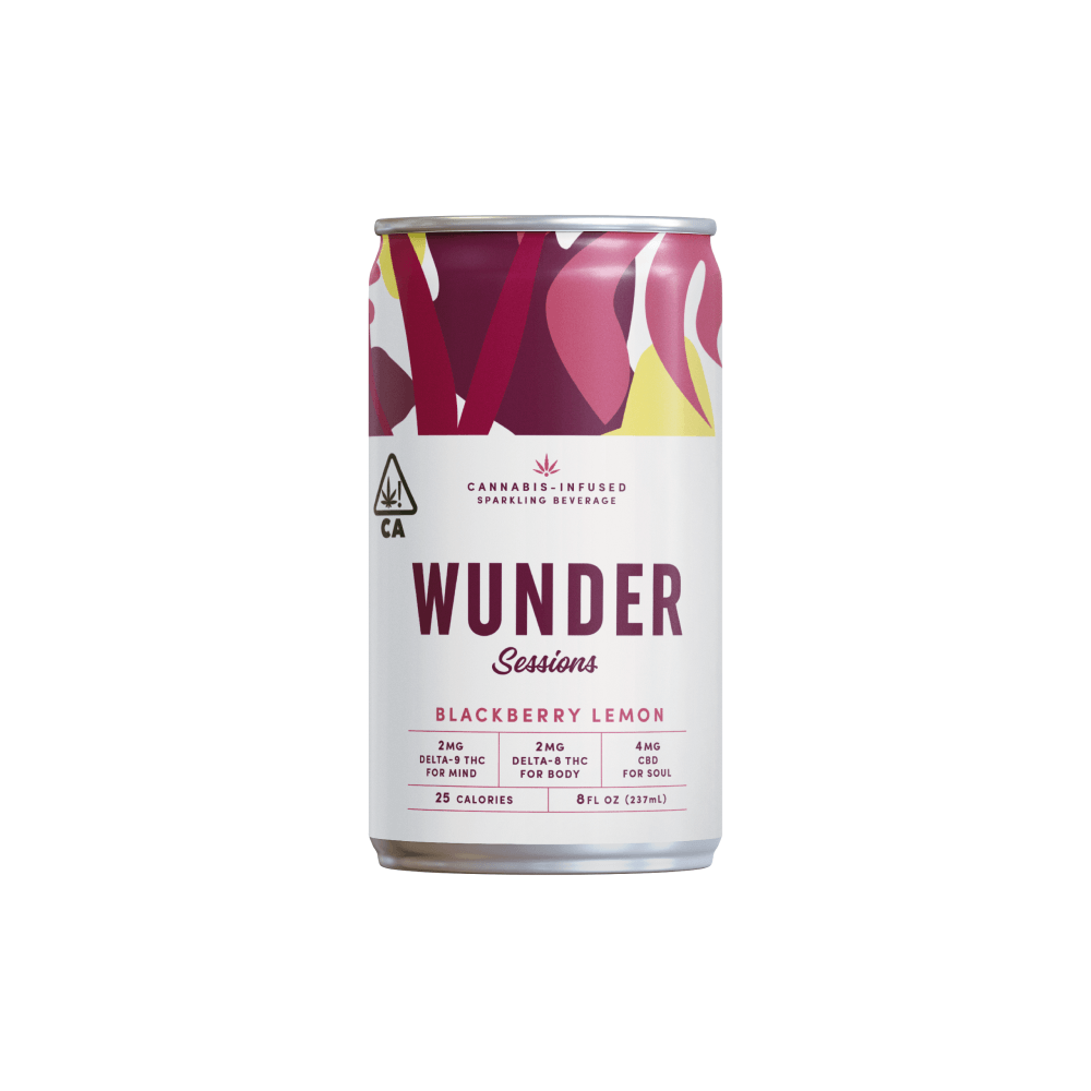 Sessions Blackberry Lemon 4pk (2mg THC/2mg Delta-8/4mg CBD per can)