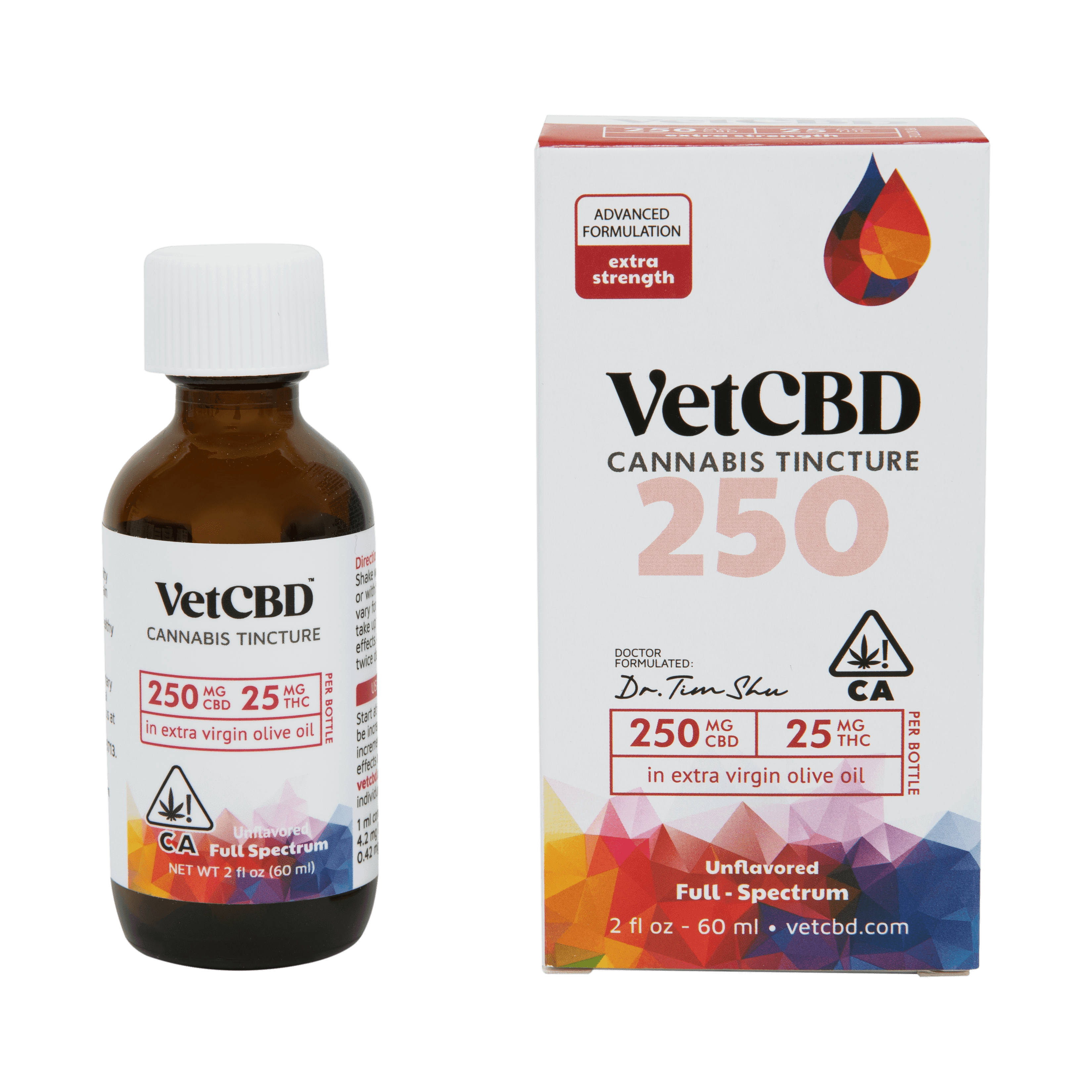 10:1 CBD Tincture [2oz] (250mg CBD/25mg THC)