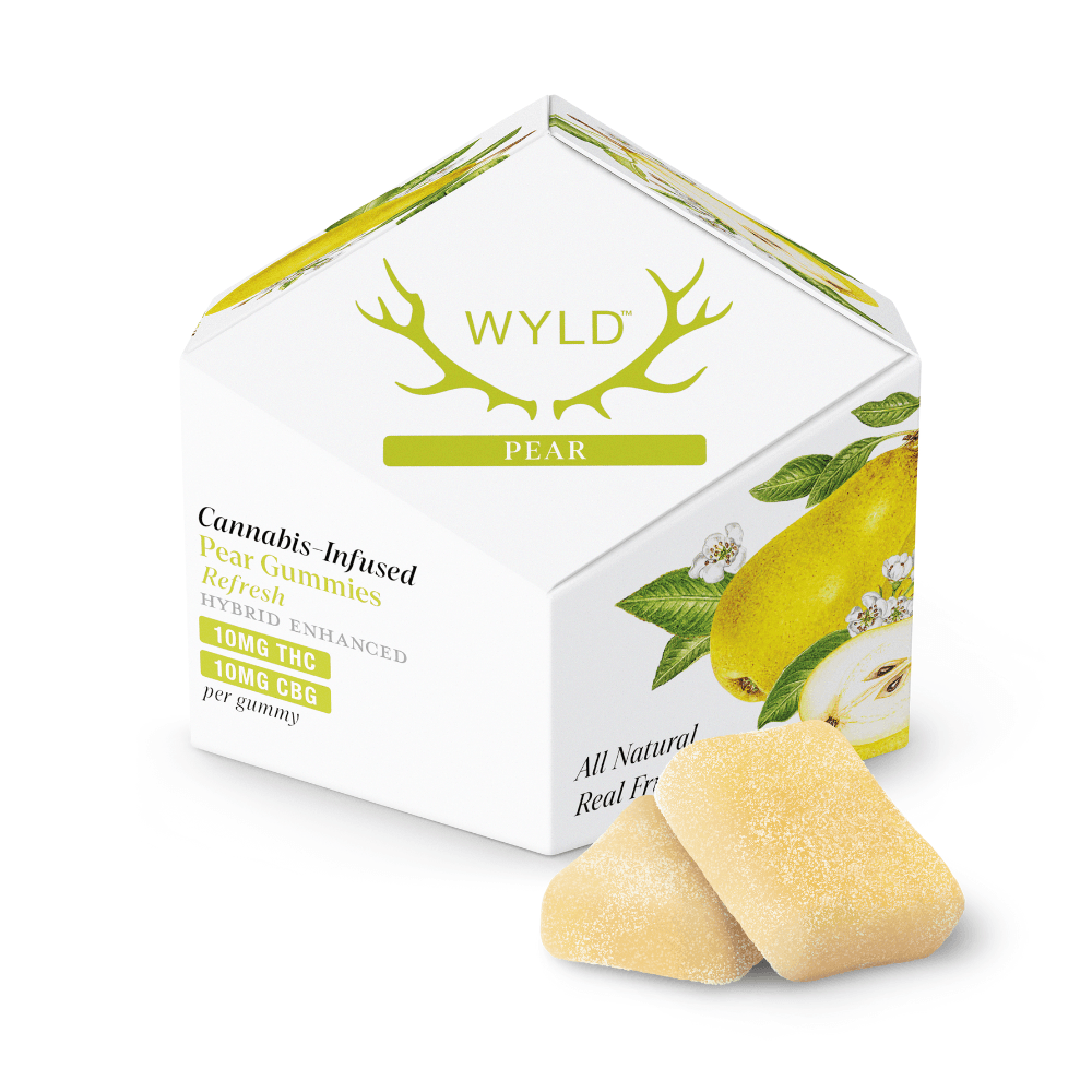 Pear 1:1 CBG + Hybrid Enhanced Gummies | 100mg THC:100mg CBG