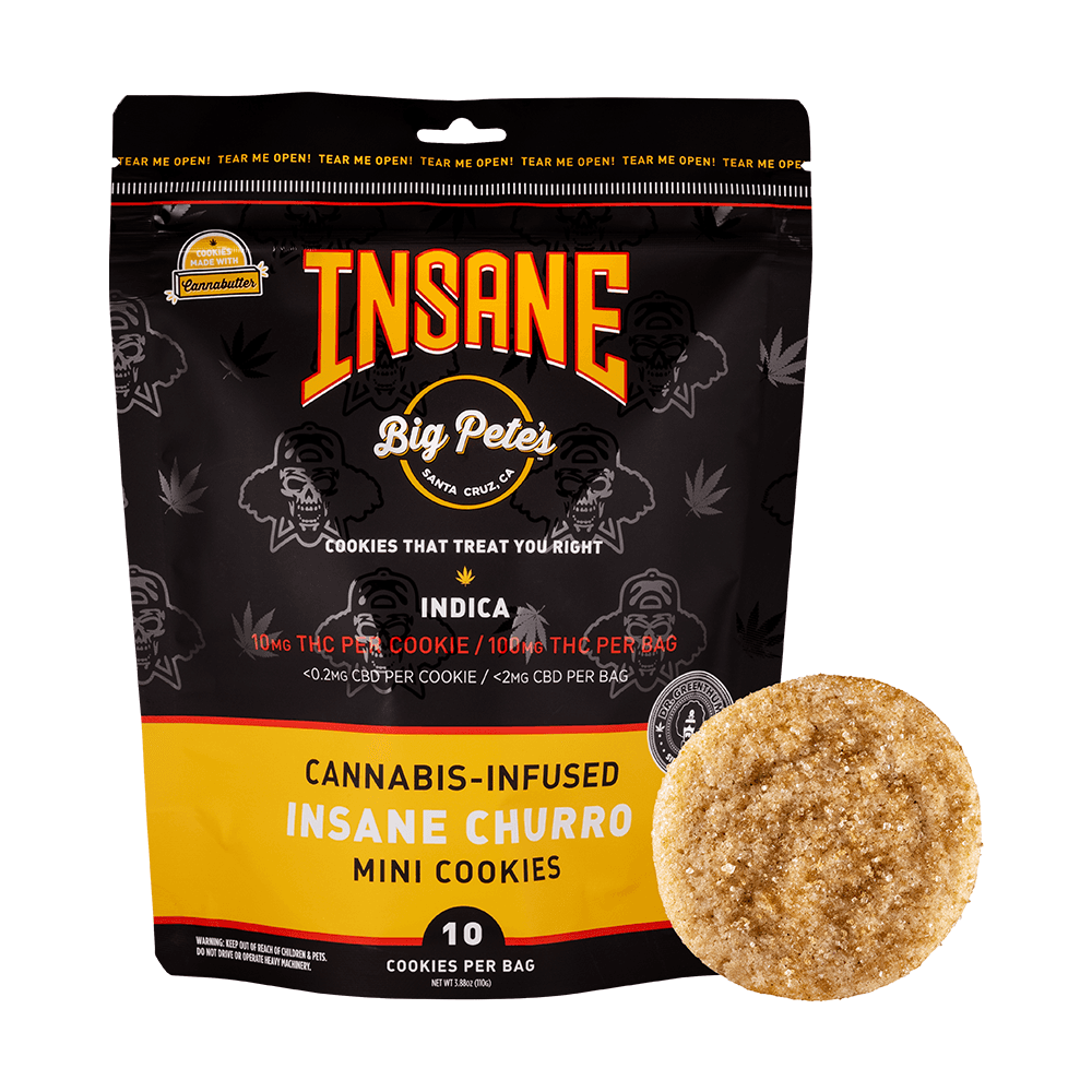 Insane Churro - Indica [10pk] (100mg)