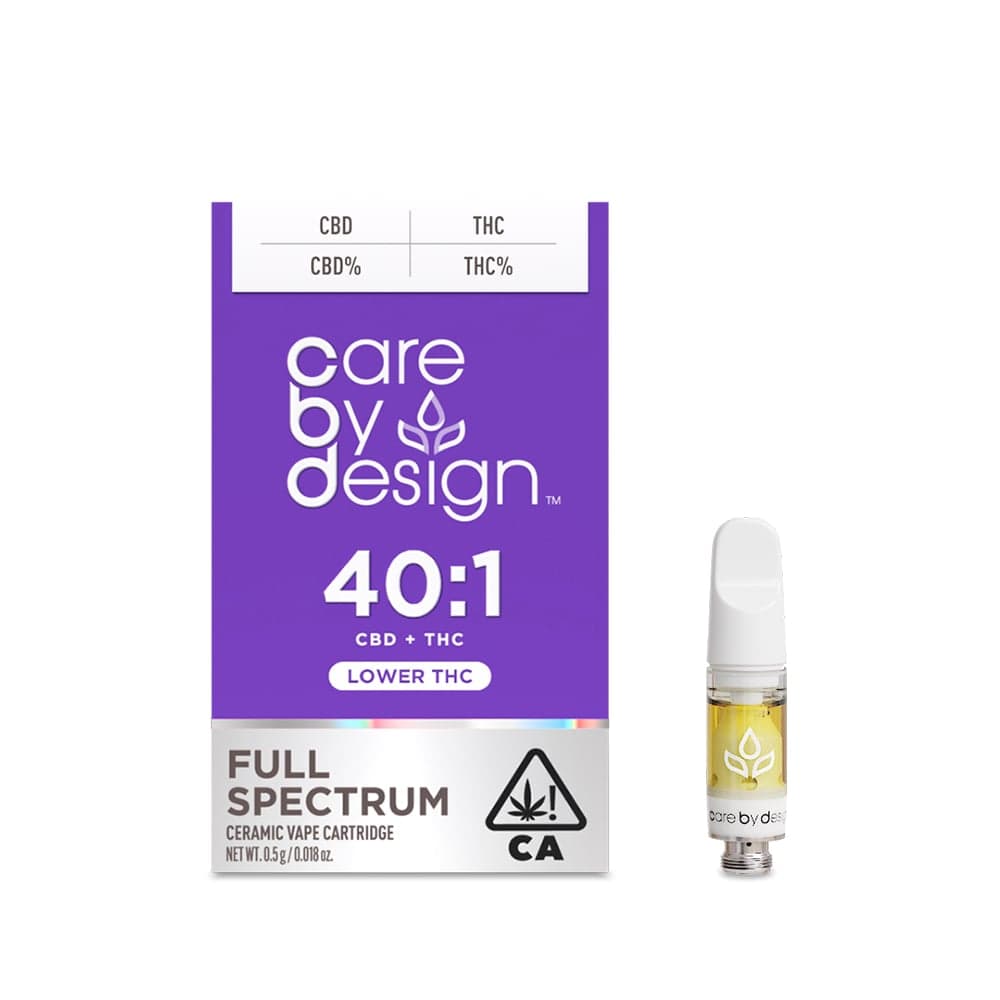 40:1 Vape Cartridge, 0.5 gram