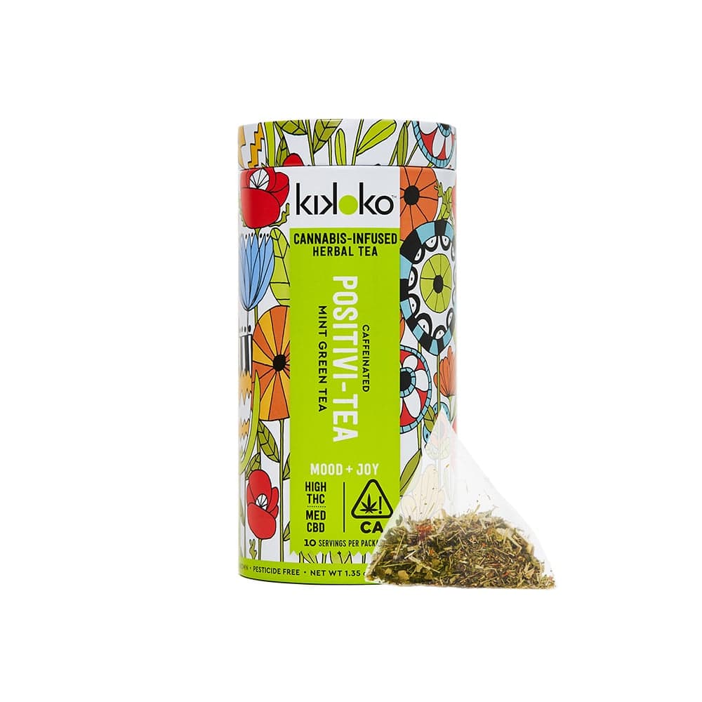 Positivi-Tea 10 Bag Tin (100mg THC/50mg CBD)