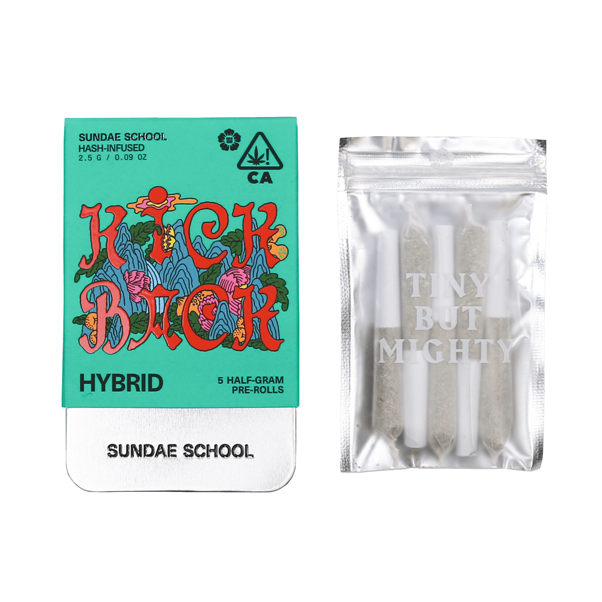 Kickback Hash-Infused Pre Roll Pack [.5g]