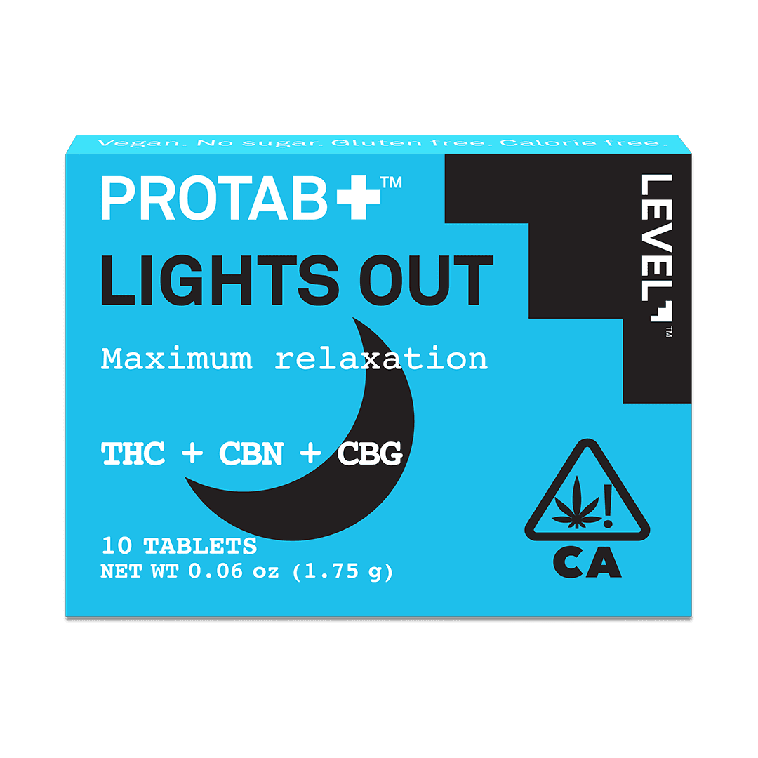PROTAB+ LIGHTS OUT [10pk] (200mg D9 THC/50mg CBN/50mg D8 THC/20mg THCa/20mg CBG)