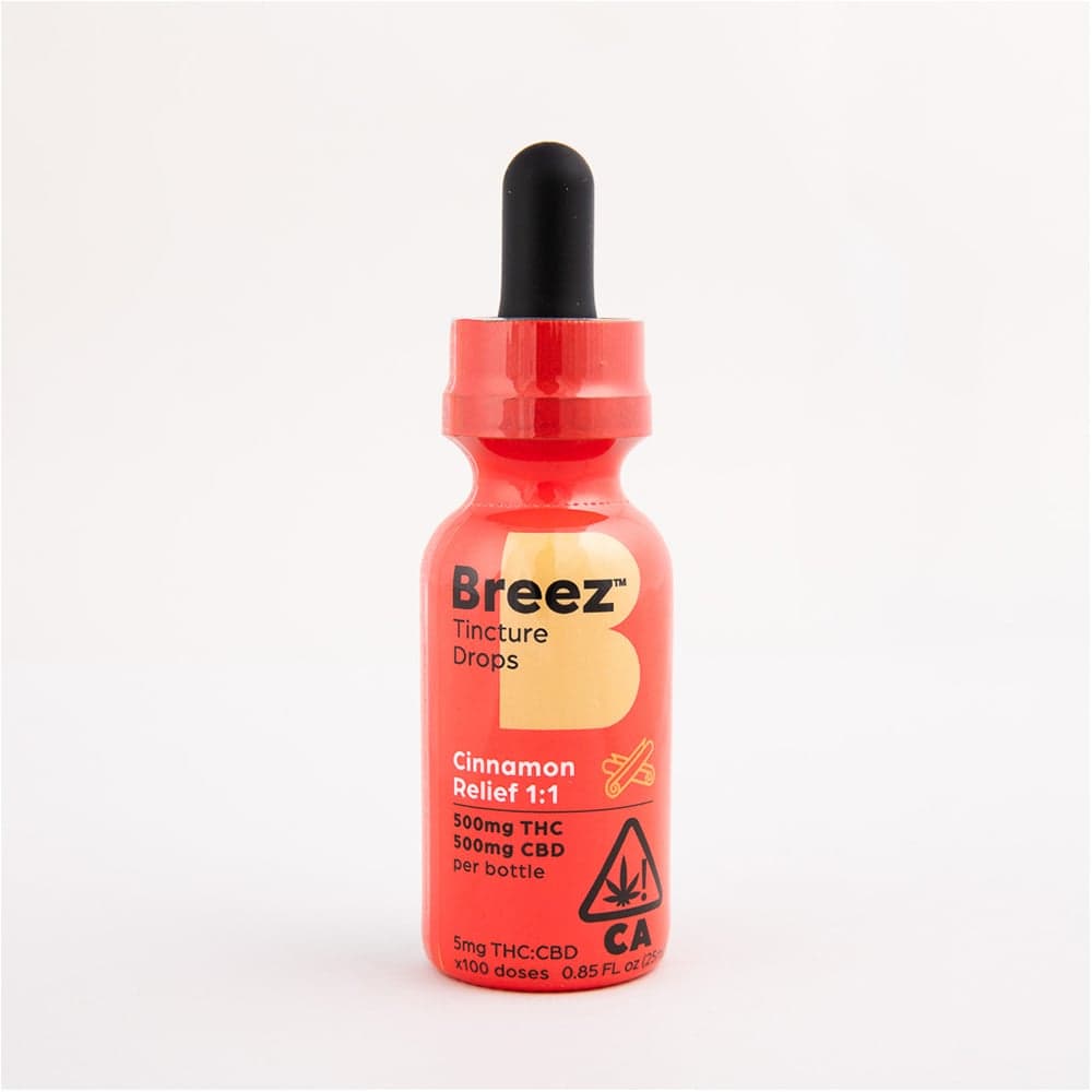 1:1 Cinnamon Relief Drops (500mg CBD/500mg THC)
