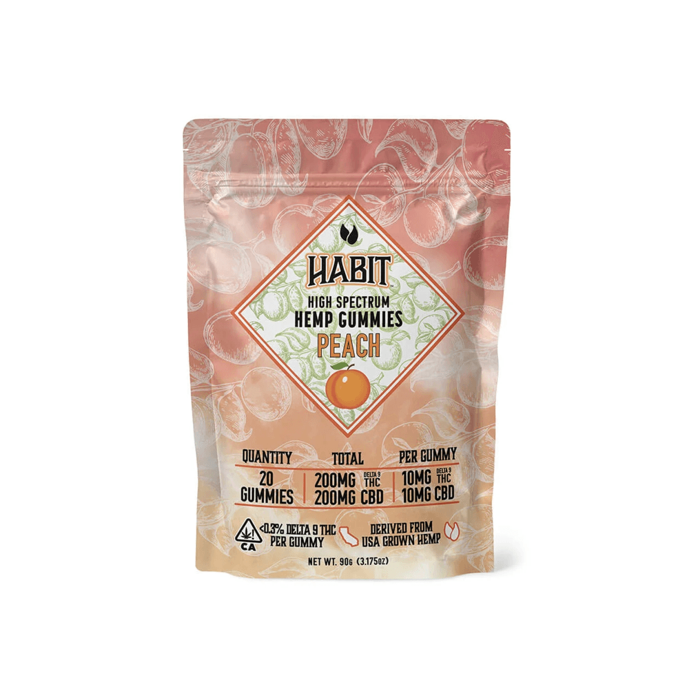 1:1 Peach [10pk] (100mg CBD/100mg THC)