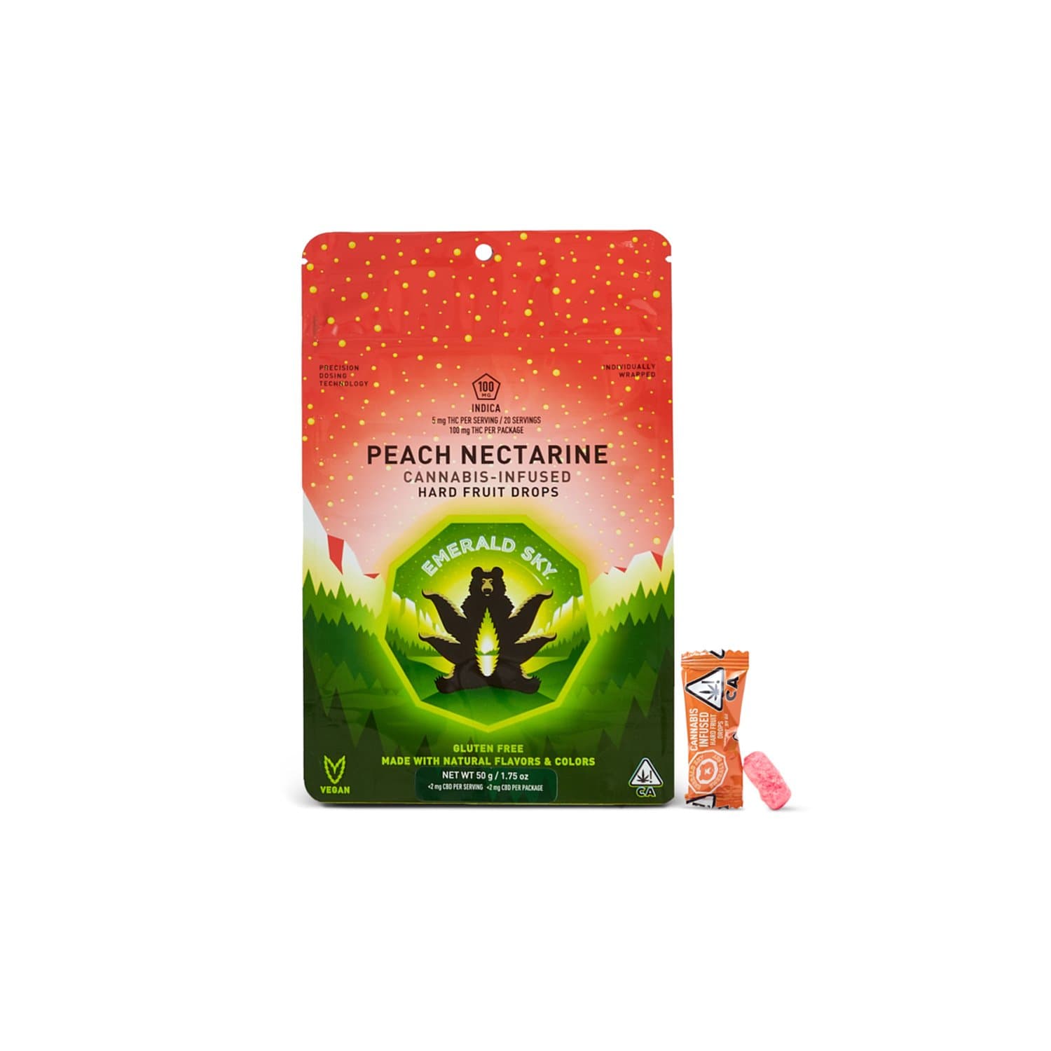 Peach Nectarine | 20pk/5mg - 100mg | Indica |