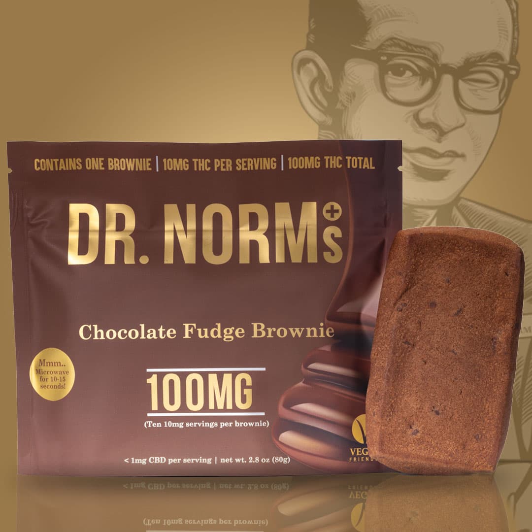 Vegan Fudge Brownie (100mg)