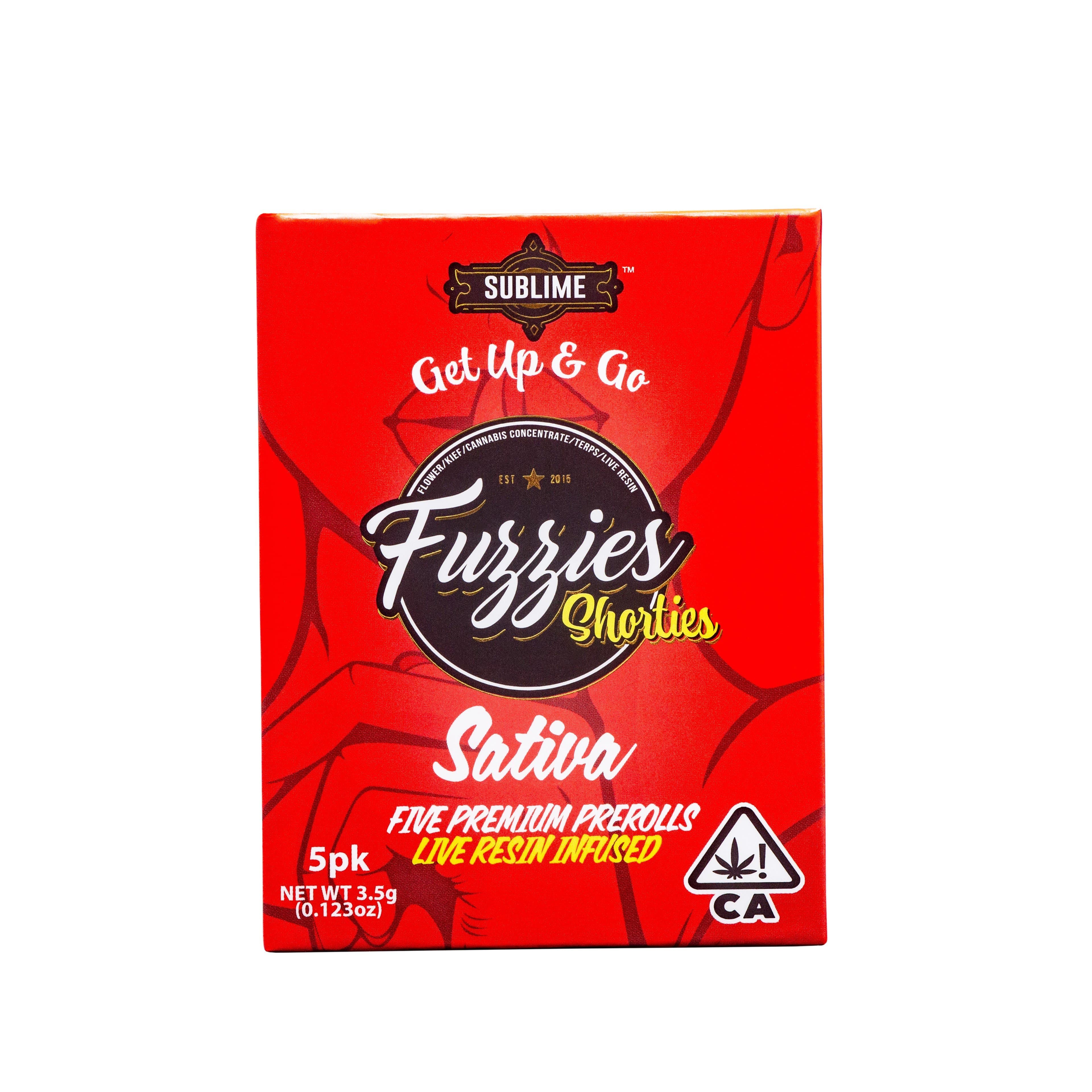 Fuzzies Shorties - Sativa 5pk [3.5g] - 40% THC