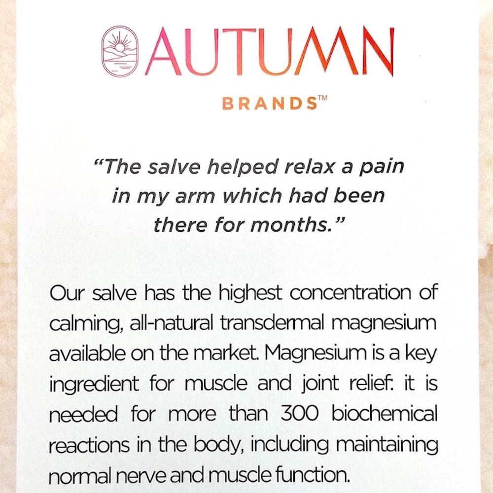Nourishing Muscle & Joint Salve (400mg)