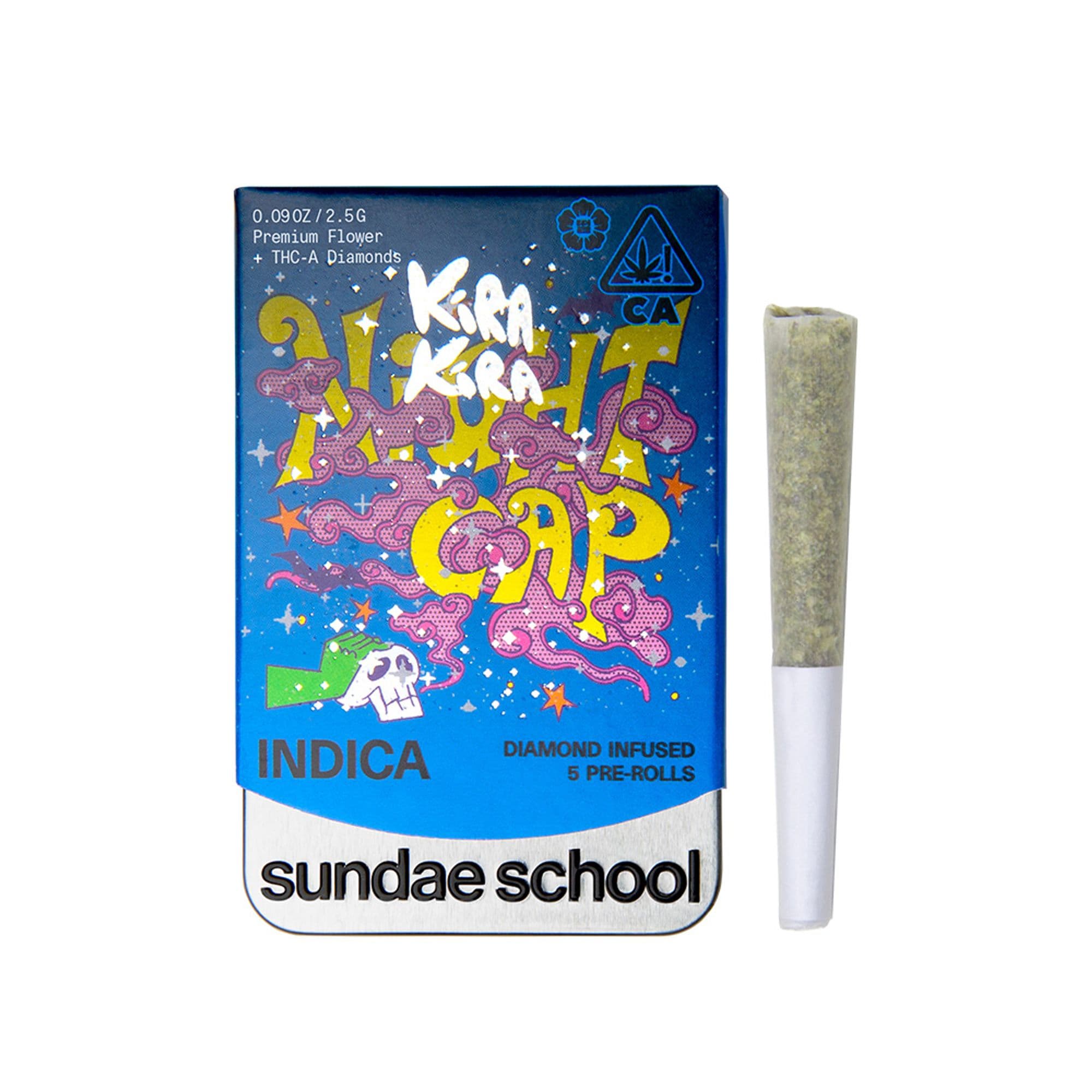 Kira Kira - Nightcap Diamond-Infused Pre Roll Pack [.5g]