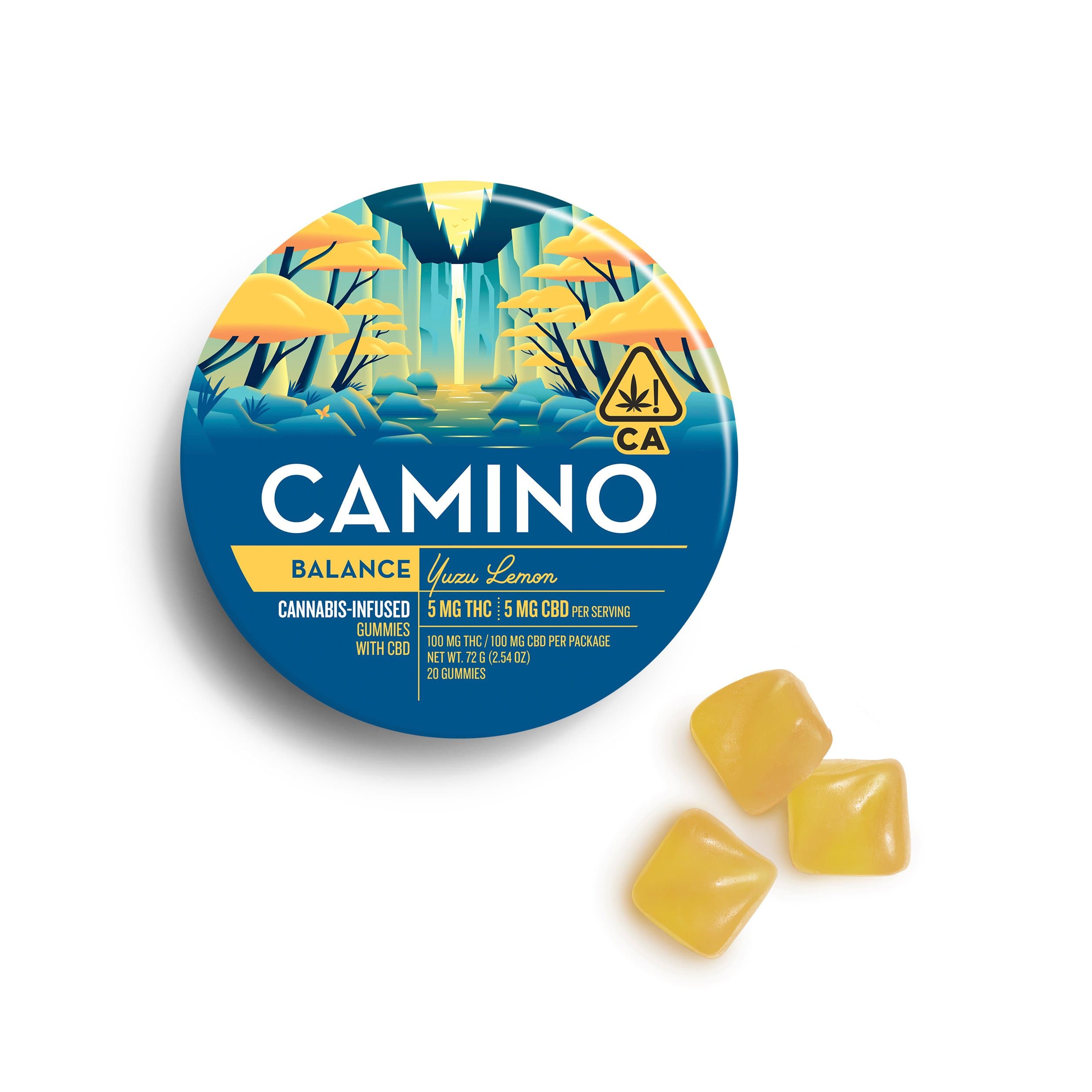 5:5 'Balance' Yuzu Lemon [20pk] (100mg CBD/100mg THC)