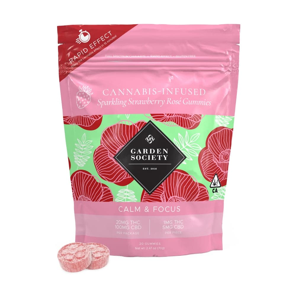 1:5 Sparkling Strawberry Rosé [20pk] (20mg THC/100mg CBD)