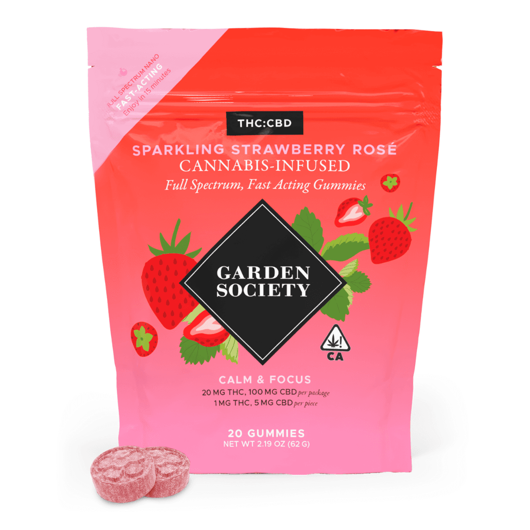 1:5 Sparkling Strawberry Rosé [20pk] (20mg THC/100mg CBD)