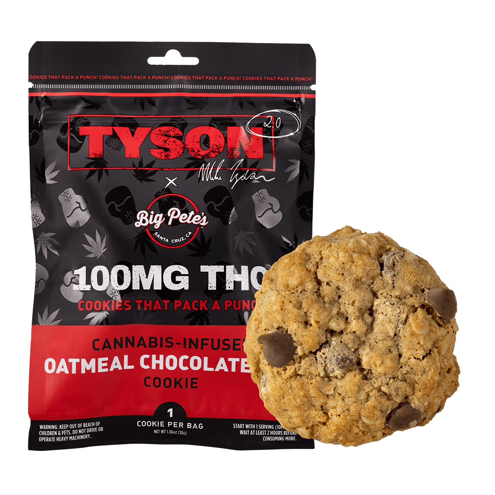 TYSON 2.0 Extra Strength Oatmeal Chocolate Chip Single Cookie - Indica (100mg)