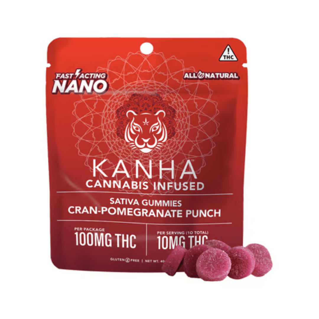 Cran-Pomegranate Punch - Sativa [10pk] (100mg)