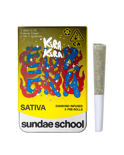 Kira Kira - Eureka Diamond-Infused Pre Roll Pack - [.5g]