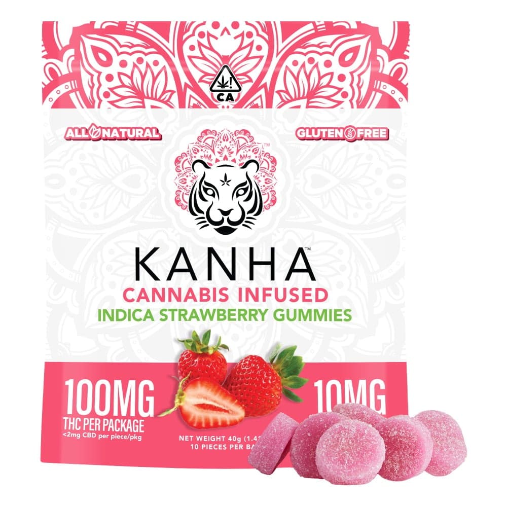 Strawberry - Indica [10pk] (100mg)